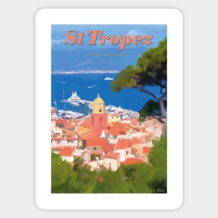 Saint Tropez, French Riviera France Sticker